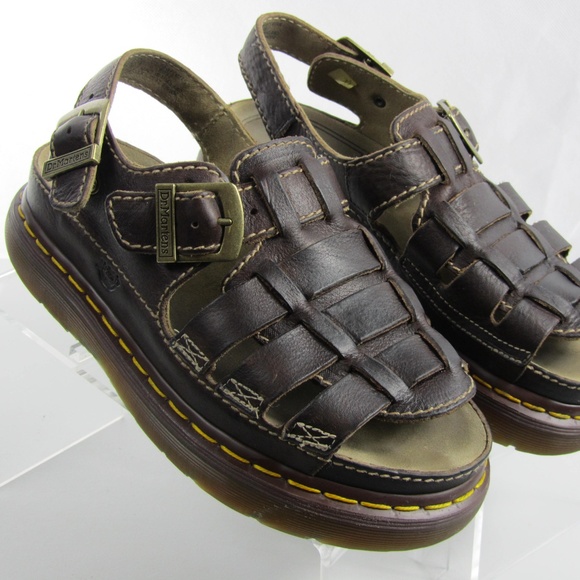 Dr. Martens Other - DR Martens Brown Fisherman Sandals UK 8 US 9